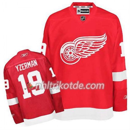 Reebok Detroit Red Wings Trikot Steve Yzerman #19 Heim Rot - Herren