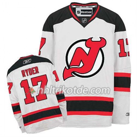 Reebok New Jersey Devils Trikot Michael Ryder #17 Auswärts Weiß - Herren
