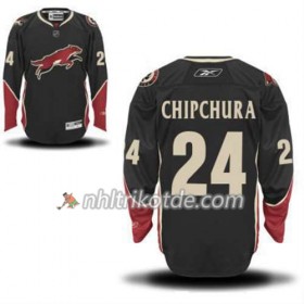 Reebok Arizona Coyotes Trikot Kyle Chipchura 24 Schwarz Ausweich - Herren