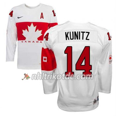 Canada Team Trikot Chris Kunitz #14 Heim Weiß - Kinder