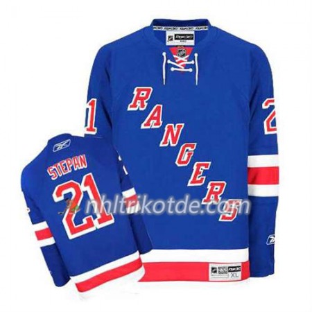 Reebok New York Rangers Trikot Derek Stepan #21 Heim Blau - Herren