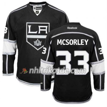 Reebok Los Angeles Kings Trikot Marty Mcsorley #33 Heim Schwarz - Herren