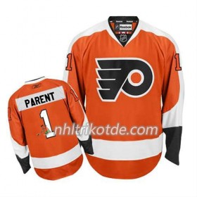 Reebok Philadelphia Flyers Trikot Bernie Parent #1 Heim Orange - Herren