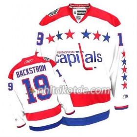 Reebok Washington Capitals Trikot Nicklas Backstrom #19 Ausweich Weiß - Herren