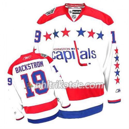 Reebok Washington Capitals Trikot Nicklas Backstrom #19 Ausweich Weiß - Herren Reebok Washington Capitals Trikot Nicklas Backstrom #19 Ausweich Weiß - Herren