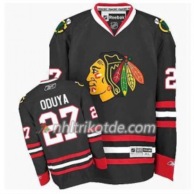 Chicago Blackhawks Trikot Johnny Oduya #27 Premier Ausweich Schwarz - Kinder