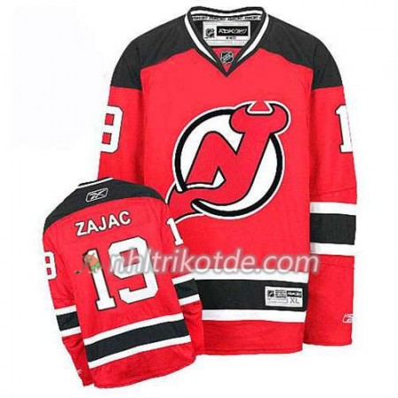 Reebok New Jersey Devils Trikot Travis Zajac #19 Heim Rot - Herren