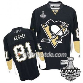 Reebok Pittsburgh Penguins Trikot Phil Kessel #81 Schwarz Heim 2016 Stanley Cup - Herren