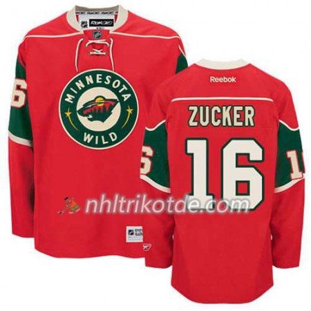 Reebok Minnesota Wild Trikot Jason Zucker #16 Heim Rot - Herren