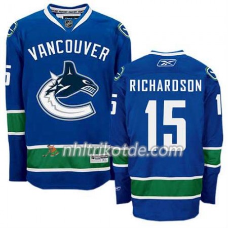 Reebok Vancouver Canucks Trikot Brad Richardson #15 Heim Blau - Herren