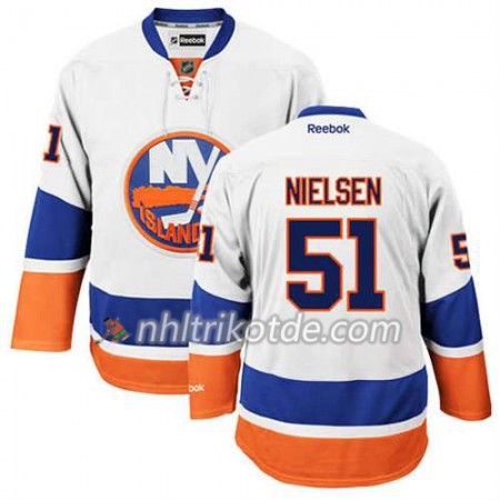 Reebok New York Islanders Trikot Frans Nielsen #51 Auswärts Weiß - Herren
