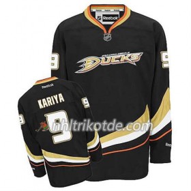 Reebok Anaheim Ducks Trikot Paul Kariya #9 Heim Schwarz - Herren
