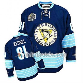 Reebok Pittsburgh Penguins Trikot Phil Kessel #81 Bleu Ausweich 2016 Stanley Cup - Herren