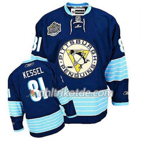 Reebok Pittsburgh Penguins Trikot Phil Kessel #81 Bleu Ausweich 2016 Stanley Cup - Herren