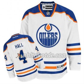 Reebok Edmonton Oilers Trikot Taylor Hall #4 Auswärts Weiß - Herren