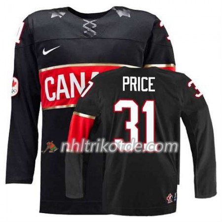 Reebok Canada Team Trikot Carey Price #31 Ausweich Schwarz - Herren
