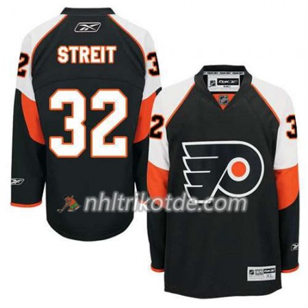Reebok Philadelphia Flyers Trikot Mark Streit #32 Ausweich Schwarz - Herren
