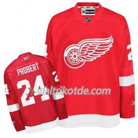 Reebok Detroit Red Wings Trikot Bob Probert #24 Heim Rot - Herren