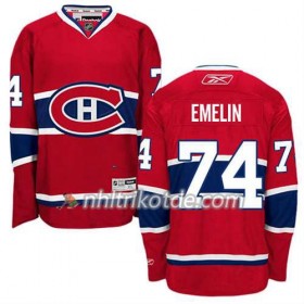 Reebok Montreal Canadiens Trikot Alexei Emelin #74 Heim Rot - Herren