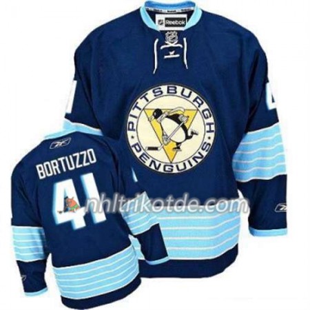 Reebok Pittsburgh Penguins Trikot Robert Bortuzzo 41 Blau Ausweich - Herren