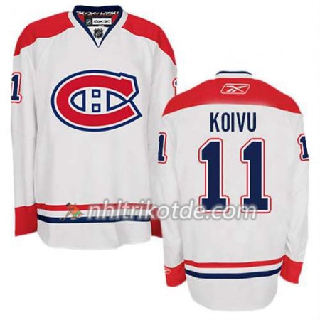 Reebok Montreal Canadiens Trikot Saku Koivu #11 Auswärts Weiß - Herren