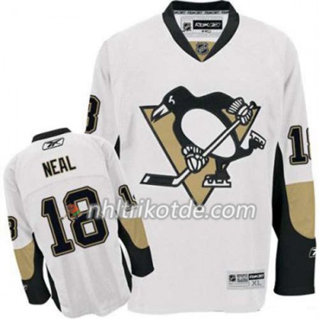 Reebok Pittsburgh Penguins Trikot James Neal 18 Weiß Auswärts - Herren