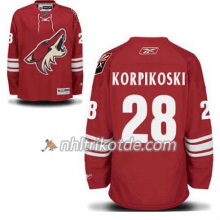 Reebok Arizona Coyotes Trikot Lauri Korpikoski 28 Burgundy Rot Heim - Herren
