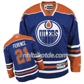 Reebok Edmonton Oilers Trikot Andrew Ference #21 Heim Blau - Herren