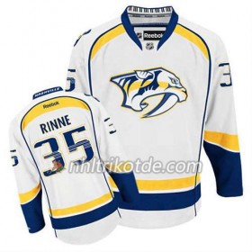 Reebok Nashville Predators Trikot Pekka Rinne #35 Auswärts Weiß - Herren