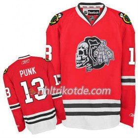 Chicago Blackhawks Trikot CM Punk #13 Skull Rot - Kinder