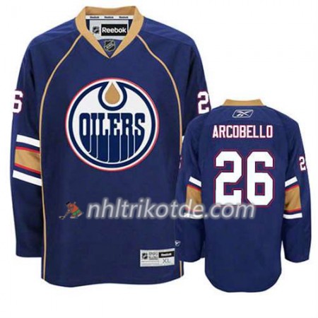 Reebok Edmonton Oilers Trikot Mark Arcobello #26 Ausweich Blau - Herren