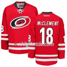 Reebok Carolina Hurricanes Trikot Jay McClement #18 Heim Rot - Herren