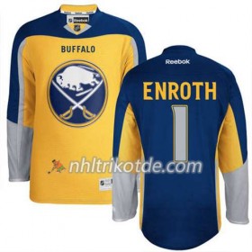 Reebok Buffalo Sabres Trikot Jhonas Enroth 1 Ausweich Gold - Herren