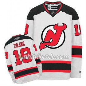 Reebok New Jersey Devils Trikot Travis Zajac #19 Auswärts Weiß - Herren