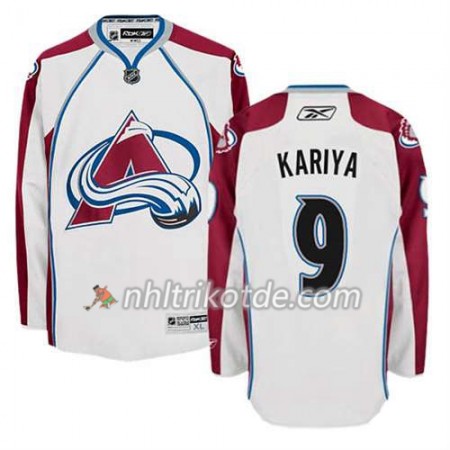 Reebok Colorado Avalanche Trikot Paul Kariya #9 Auswärts Weiß - Herren