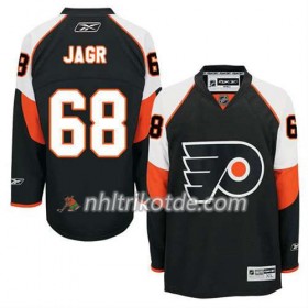 Reebok Philadelphia Flyers Trikot Jaromir Jagr #68 Ausweich Schwarz - Herren
