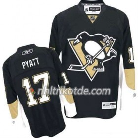 Reebok Pittsburgh Penguins Trikot Taylor Pyatt 17 Schwarz Heim - Herren