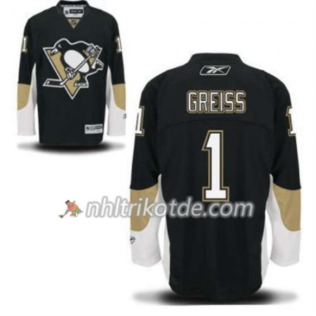 Reebok Pittsburgh Penguins Trikot Thomas Greiss 1 Schwarz Heim - Herren