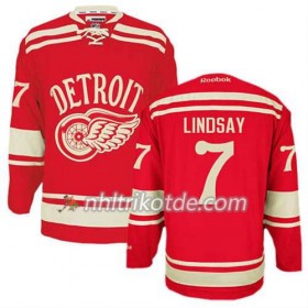 Reebok Detroit Red Wings Trikot Ted Lindsay #7 2014 Winter Classic Rot - Herren