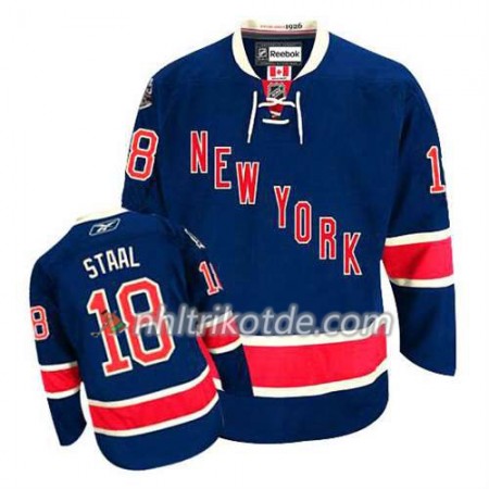 Reebok New York Rangers Trikot Marc Staal #18 Ausweich Blau - Herren