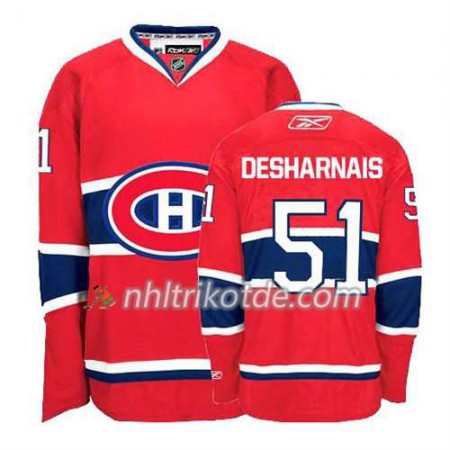 Reebok Montreal Canadiens Trikot David Desharnais #51 Heim Rot - Herren