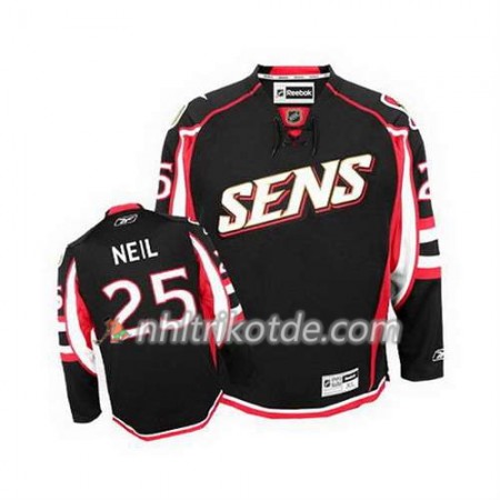 Reebok Ottawa Senators Trikot Chris Neil #25 Ausweich Schwarz - Herren
