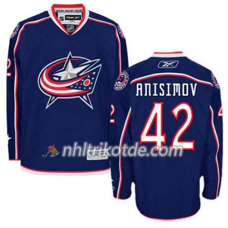 Reebok Columbus Blue Jackets Trikot Artem Anisimov #42 Heim Blau - Herren