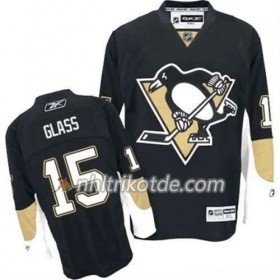 Reebok Pittsburgh Penguins Trikot Tanner Glass 15 Schwarz Heim - Herren