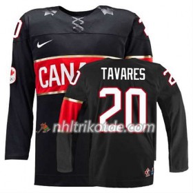 Reebok Canada Team Trikot John Tavares #20 Ausweich Schwarz - Herren