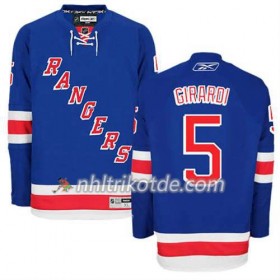 Reebok New York Rangers Trikot Dan Girardi #5 Heim Blau - Herren