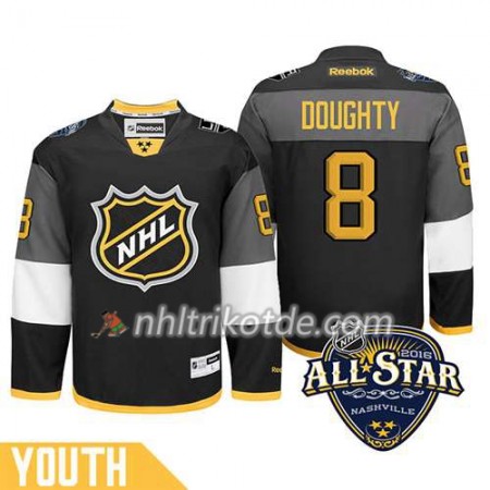2016 All Star Los Angeles Kings Trikot Drew Doughty #8 Schwarz - Kinder
