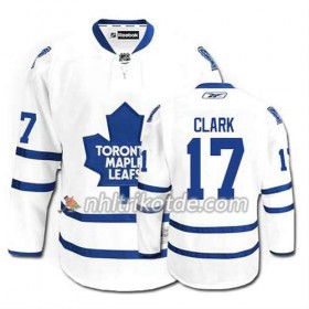 Reebok Toronto Maple Leafs Trikot Wendel Clark #17 Auswärts Weiß - Herren