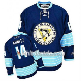 Reebok Pittsburgh Penguins Trikot Chris Kunitz #14 Bleu Ausweich 2016 Stanley Cup - Herren