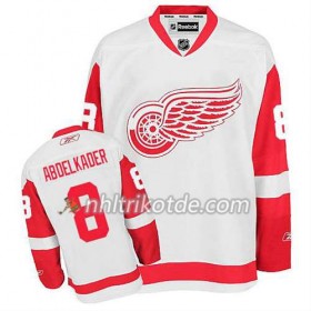 Reebok Detroit Red Wings Trikot Justin Abdelkader #8 Auswärts Weiß - Herren